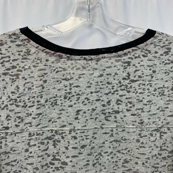 Chicago Bulls NBA Womens T-shirt Multicolor Gray Short Sleeve V-Neck Juniors L - Picture 6 of 11